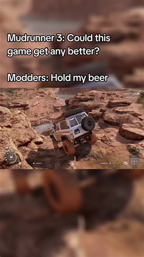 Why do modders always make games look and feel better! #exhibitions #snowrunner #mudrunner