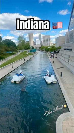 Indianapolis Canal Walk, Indiana 🇺🇸 | Travel Lover D&E #shorts #indianápolis