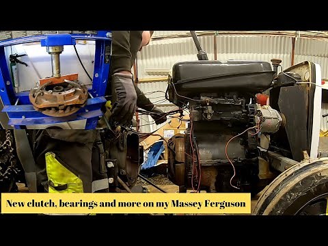Replacing 2 stage clutch on Massey Ferguson