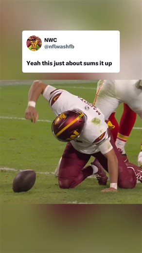 Washington Commanders Content on Instagram: "Sadness #RaiseHail | #HTTC"