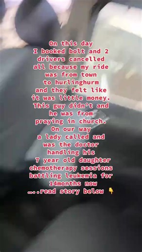 1.5K views · 24 reactions | Uber Driver Breaks Down in Tears After a Client Clears His Daughter's Hospital Bill Following 14 Month Battle With Leukemia. | The Daily Kenya | Facebook