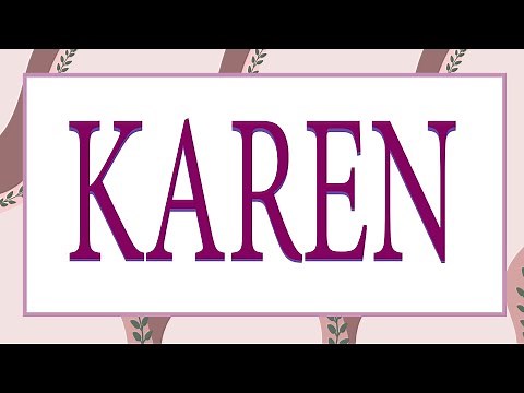 SIGNIFICADO DE KAREN 😯 Qué significa el nombre KAREN ✅ KARI, KAT APODOS ORIGEN Y CARACTERISTICAS 🔥