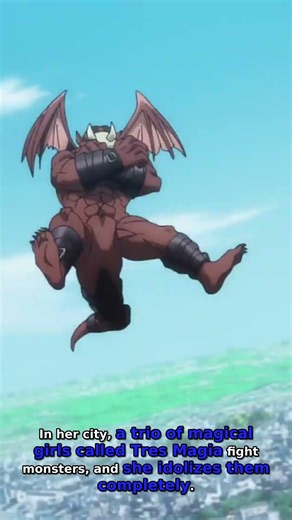 A magical girl anime where the hero is the villain — Gushing over Magical Girls #shorts