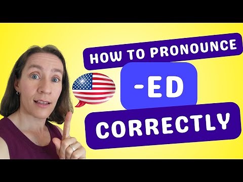 How to Pronounce the -ED Ending Correctly in English