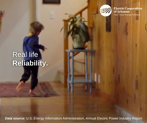 Kids turning the light off when they leave a room? Unlikely. Having power when they leave the light on? 99.94% likely. #RealLifeReliability | Electric Cooperatives of Arkansas | Facebook