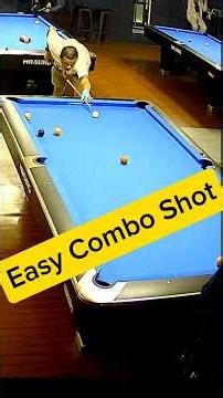 Easy Combo Shot #billiards #amazing #trending #combo #tricks