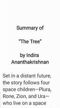 The Tree Summary