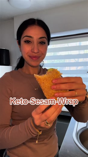 schnelles Rezept für Keto-Sesam-Wraps