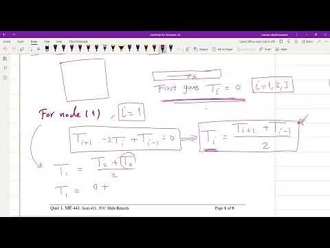 Q2 solving of Laplace eqn in 1-D using Liebmann method حل معادلة لابلاس في ابسط صورها عدديا