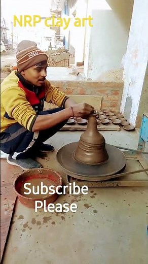 DIY amazing clay work || how to making clay pottery work,‪@NatthuramPrajapatiNRP‬
