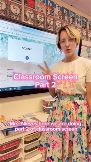 Clarissa Louise on Instagram: "Every teacher knows that the right tools make a difference. Classroom Screen is a game-changer! Inspire and engage your students in new ways. ✨#teachersofinstagram #firstgradeteacher #teachersfollowteachers #classroom #classroomscreen #classroomtools #inspirelearning #teacher #educator"
