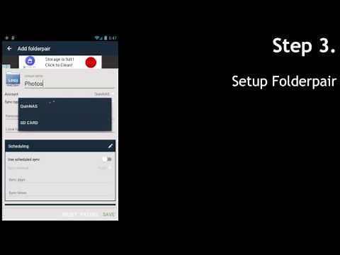 Tutorial: FolderSync