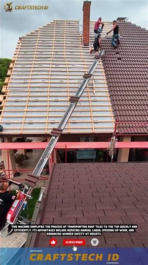 *Automatic Roof Tile Lifting Machine Innovation* #tech #automaticmachine #technology #innovation
