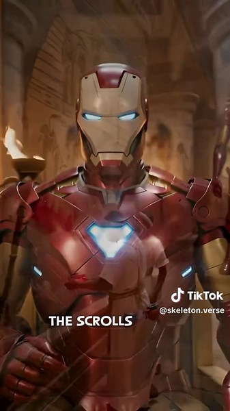 What if you were Iron Man in Ancient Egypt? #skeletonshorts #ironman