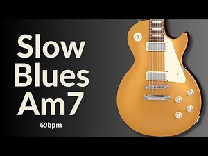 Guitar Backing Track (Blues A minor)