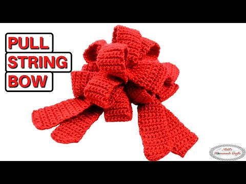 How to Crochet a Pull String Bow