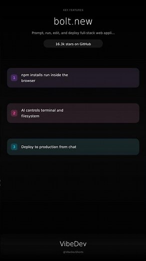 Bolt.new: Full-Stack AI Dev in Your Browser (No Setup)