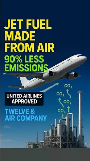 Scientists Turn Air Into Jet Fuel - 90% Less Emissions!