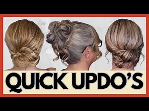 EASY Christmas Day hairstyles - quick hair tutorial