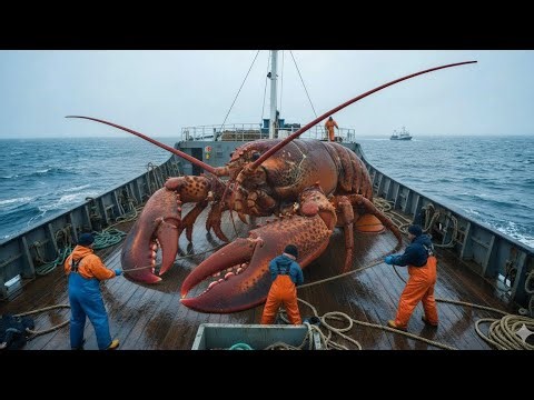 How Fishermen Make $350,000 in 8 Days Deep-Sea Lobster Trapping | Deep Sea Creatures