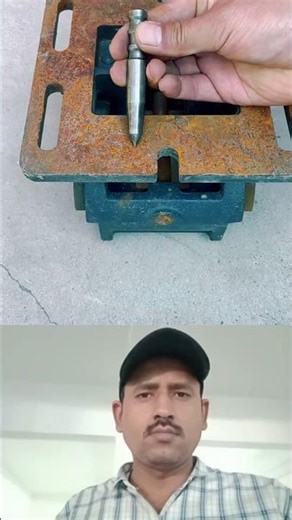 🔩 Precision Center Punch Tool for Perfect Marking#MetalWork #DIYTools #WorkshopTips