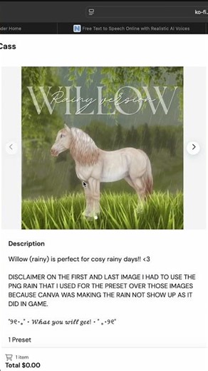 Rain tutorial 🌧️❤️😊 #starstable #tutorial