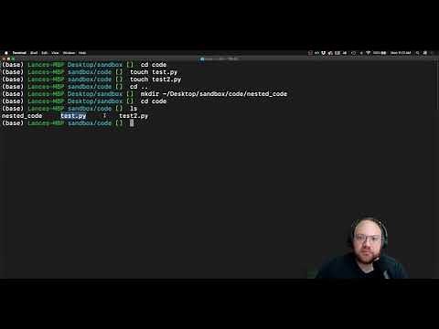 Unix - Creating and Manipulating Files and Directories - mkdir, touch