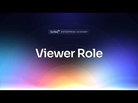 Enterprise Academy: Viewer Role