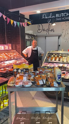 Heading into a belter of a week!The kids are finally back to school (praise be) — now it’s YOUR turn for a treat!Get yourself down to Doyle’s Butchers Coolock and fill that fridge: • Mix & match our famous 5 for €20 range • 2 for €18 on our deadly party range • Or stock up with 3 bags of kebab meat for just €10 (sure you can’t go wrong!)We’re fully BBQ ready too — over 100 mouth-watering products waiting for ya!And if you love your sauces (who doesn’t?), we’ve got every Blenders sauce under the 