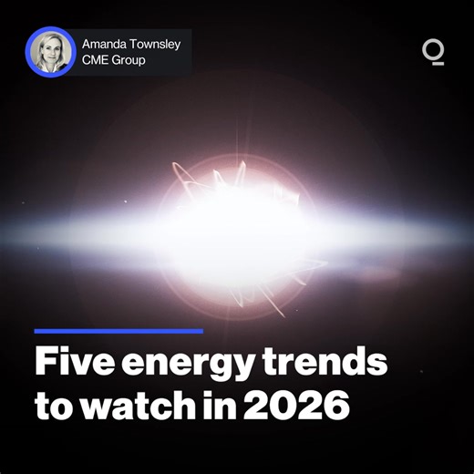 In 2025 energy markets were buffeted by trade tensions, geopolitical uncertainty and persistent volatility. In 2026, the moves may be driven by deeper forces. Presented by @CMEGroup | Bloomberg