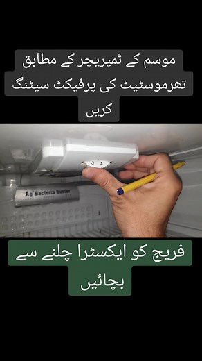 Perfect Setting for Refrigerator Thermostat According to Season