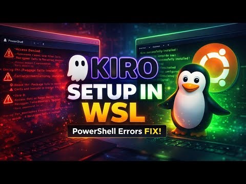 PowerShell Issues ختم! WSL میں Kiro Setup Complete Guide 🔥 | GIAIC Hackathon Students