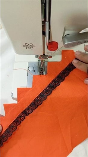 “DIY Triangular Lace Tutorial | Simple & Beautiful”#shorts