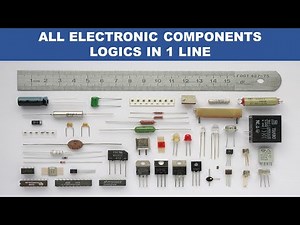 All Electronic Components Explained in 1 Line | Quick & Easy Guide for Beginners