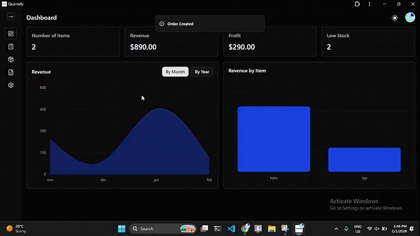 Quantefy - An open-source, Progressive Web Application (PWA) designed to streamline inventory and order management . Built with scalability and developer flexibility in mind, it provides real-time… | Syed Minhaj ul haque