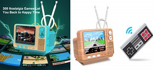 Watch GV300S 3.0 LCD Retro mini TV game console with 308 Games in on Amazon Live