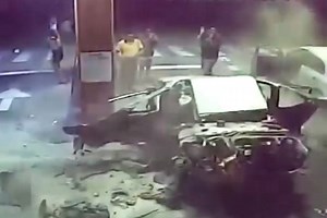 Salta | El video de la explosión de un auto que cargaba gas: dos heridos y una causa por drogas