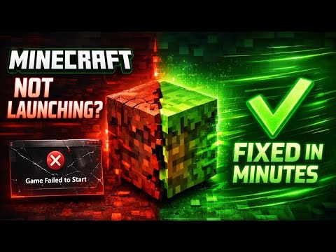 How to Fix Minecraft Java & Bedrock Not Launching (No Reinstall)