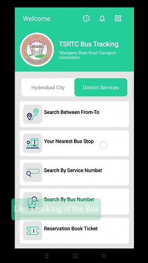 Track your bus in real time! Vehicle Tracking in TSRTC