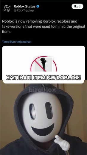 Be careful, many fake items are deleted by Roblox.