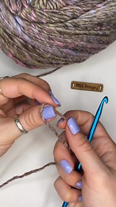 First time trying Noro yarn! #mccdesignz #crochet #chainstitch #noroyarn | Marisa Mccdesignz