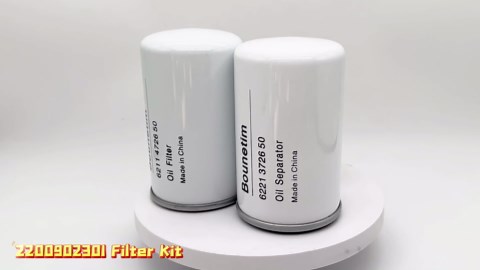 2200902301 Filter Kit Compatible with Atlas Copco, Quincy Chicago Pneumatic Air Compressor Replacement Part, Replace 2200-9023-01, QGS, QRS