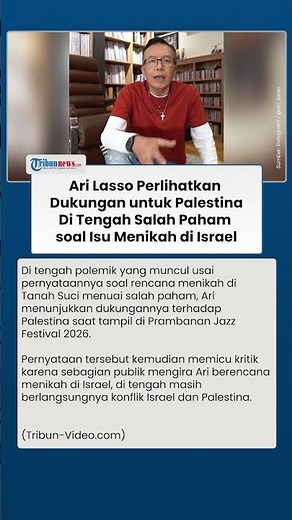 Ari Lasso Tegaskan Dukungan untuk Palestina di Tengah Salah Paham Soal Isu Menikah di Israel