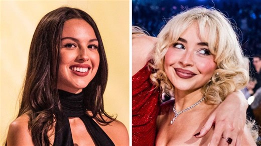 Sabrina Carpenter and Olivia Rodrigo Were Filmed Hugging at the 2025 Grammys