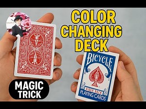 Color Changing Deck Magic Trick 🎴 | Easy & Visual Card Illusion Tutorial!