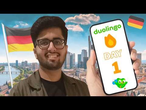 Can I actually learn German on Duolingo? Day 1 #duolingo