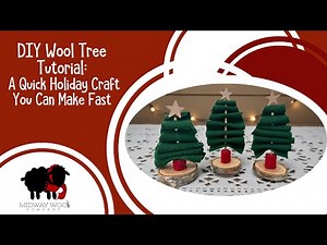 DIY Wool Tree Tutorial | Quick Holiday Decor You Can Make Fast