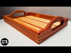 FANTÁSTICA bandeja de MADERA para DESAYUNO / WOOD TRAY MAKING
