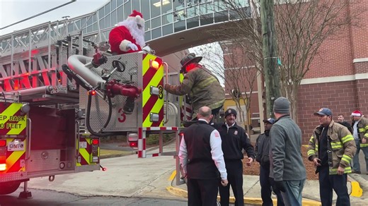 352 reactions · 91 shares | Santa and friends teamed up with the Macon-Bibb County Fire Department to deliver holiday cheer to the children and families at the Atrium Health Navicent Beverly Knight Olson Children’s Hospital. | Macon+Bibb County | Facebook