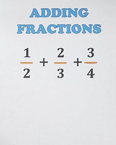 254K views · 1.6K reactions | Adding Three Fractions: Step by Step Guide #maths #MathViral #Teachergon #Mathematics #fracciones #fractions #addition | Ako si Teacher Gon | Facebook